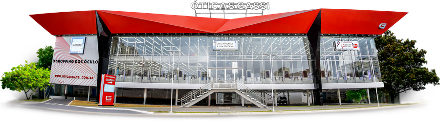 Fachada de uma loja Óticas Gassi